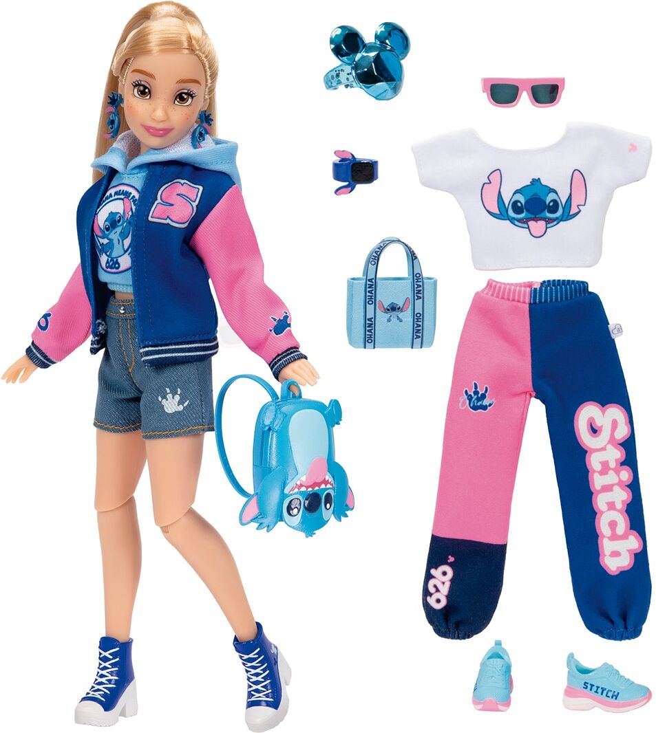 Jakks Pacific Muñeca Disney Ily Stich universitaria .
