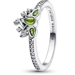 Pandora 193653C01 Damenring Disney Prinzessin Tiana Tiara Silber, 50/15,9
