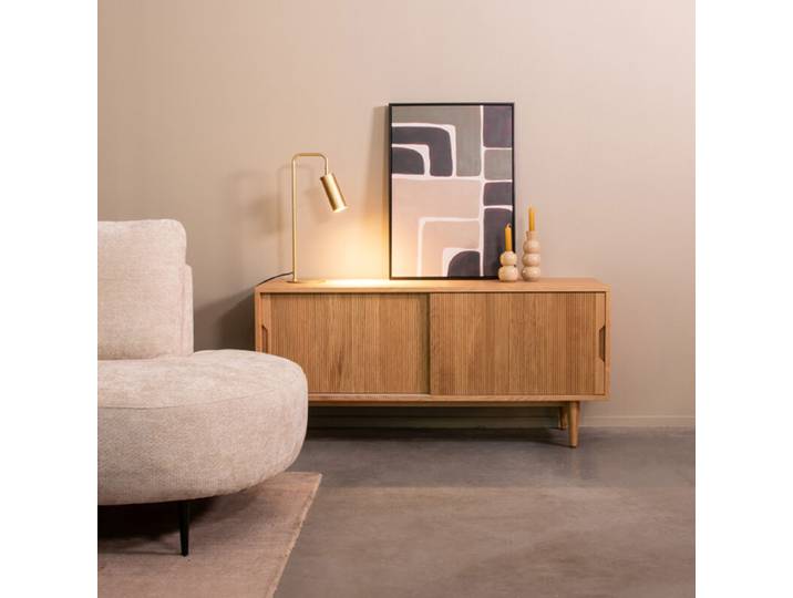 LABEL51 Tv-meubel Jule - Naturel - Eiken - Tv-Meubel 130 cm