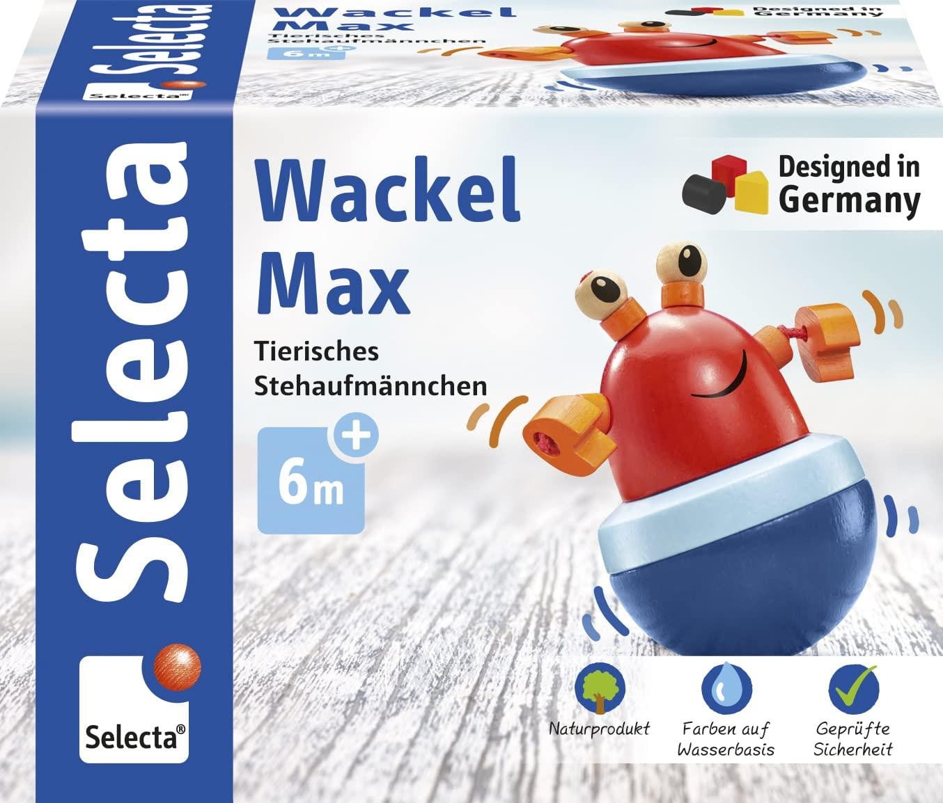 Selecta 61066 Babywelt - Greepspelletje Wackel-Max