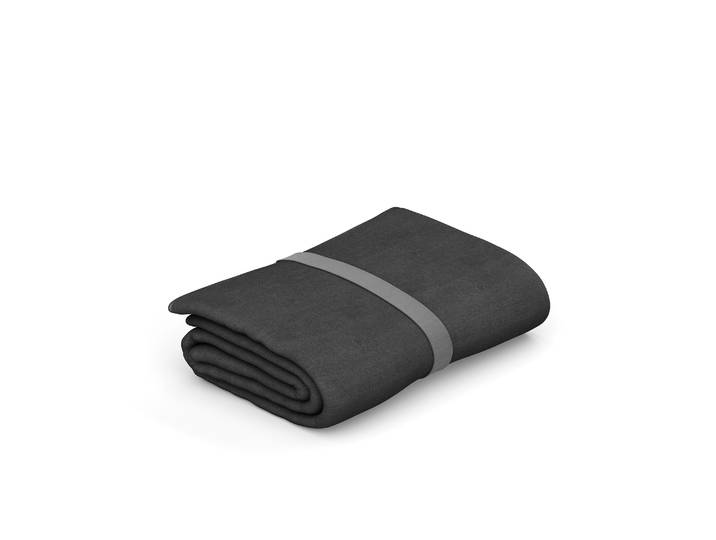 Mikrofaser Handtuch 50 x 100 cm anthrazit