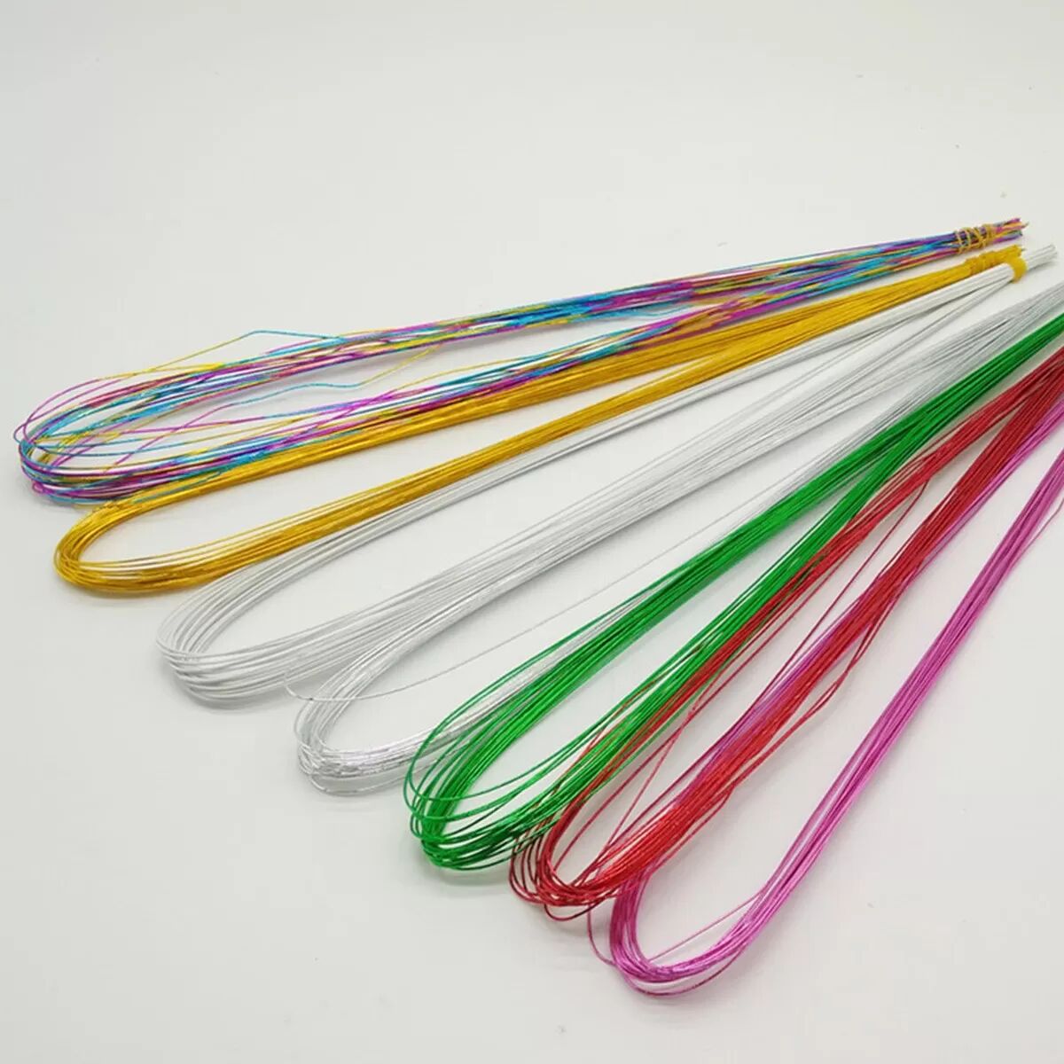 INF Fil de fer floral de 80 cm - 50 pièces de fil de fer étamé pour arrangements floraux DIY
