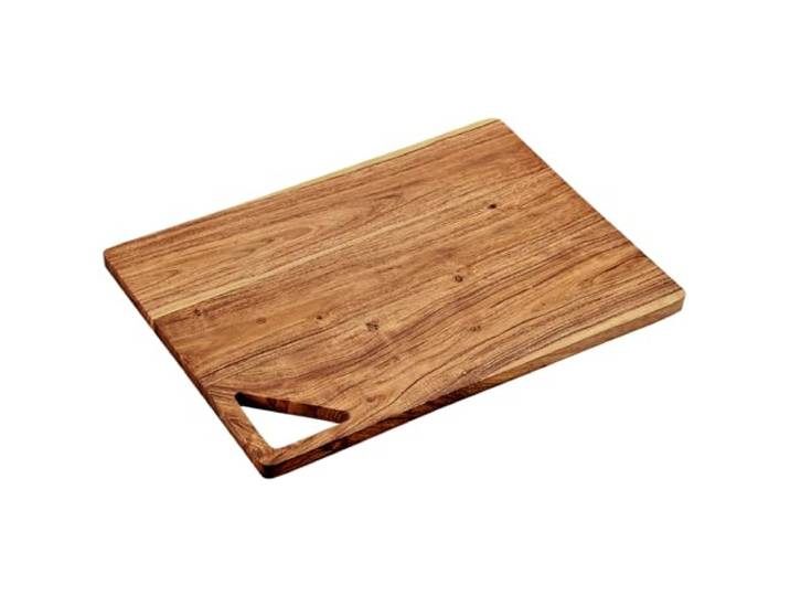 KESPER Schneidbrett, Akazienholz, Maße: 40 x 30 x 1,5cm, Farbe: Braun 29142