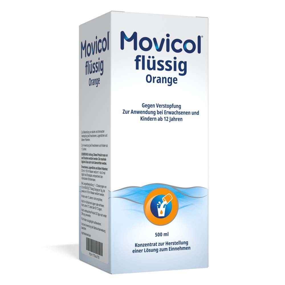 Movicol flüssig Orange 500 ml Konzentrat