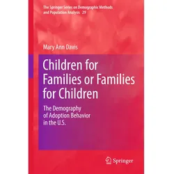 Children for Families or Families for Children, Fachbücher von Mary Ann Davis