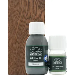 Rubio Monocoat Set Oil Plus 2C Havanna 130ml (A+B) - 130ml [5m2]