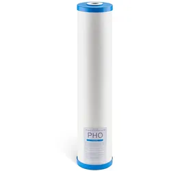 VEVOR Ersatzkartusche für den Wasserfilter für das ganze Haus, 115 x 507 mm Polyphosphat-Kalkinhibitorfilte für Wasserfiltersystem, Kalkschutzfilter reduziert Chlor & schlechten Geschmack & Geruch
