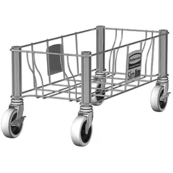 Fahrgestell Rubbermaid Dolly aus Stahl Edelstahl 1er aus Stahl mit Kunststoff Schwenkrollen