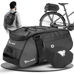3in1 Gepäckträgertasche reflektierend 9L „NEO“ - Grau - Gepäckträgertaschen,Neu