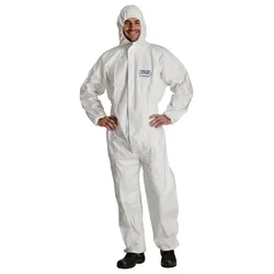 DS SAFETY WEAR ProSafe2 Overall, antistatisch, mit Reißverschluss, weiß, Größe L