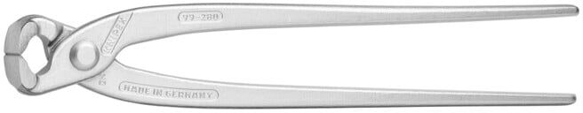 KNIPEX Pince à ligaturer EAN (pince à treillis ou à ligature) zinguée brillante 250 mm (99 04 250 EAN)