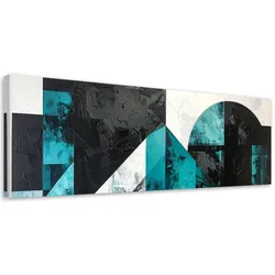LEINWANDBILD 3D und geometrisch 150x50cm