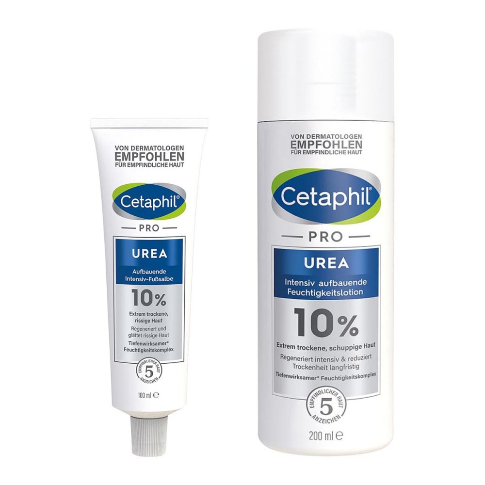 Galderma Laboratorium GmbH Cetaphil Pro Urea 10% Lotion + Urea 10% Fußsalbe 08105081