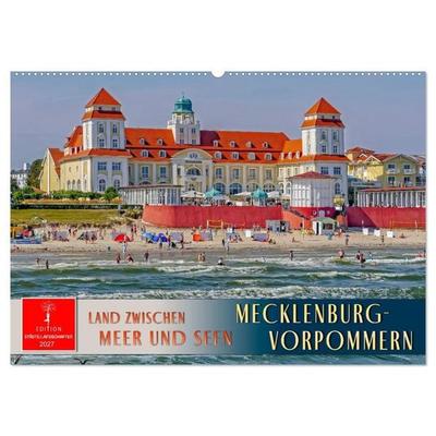 Mecklenburg-Vorpommern - Land zwischen Meer und Seen (Wandkalender 2027 DIN A2 quer), CALVENDO Monatskalender