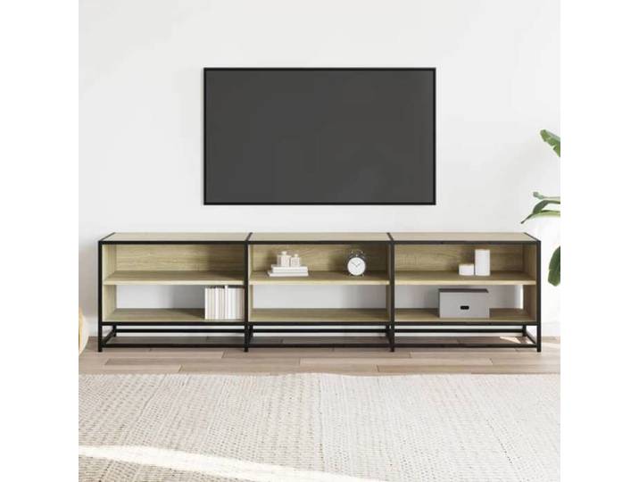 Meuble TV/Hi-Fi - mango - chêne sonoma - 180x40x46 cm - bois d'ingénierie M1132