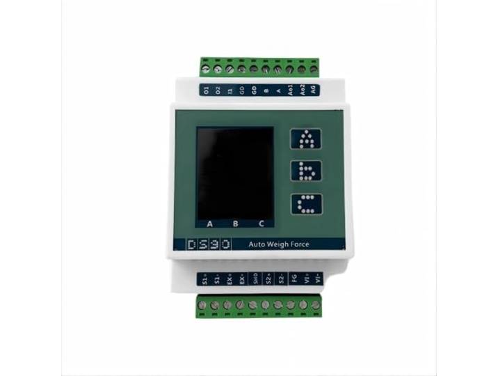 Schienen-Wägezellen-Wägeverstärker-Sender DS90+KV-4B RS485-Kommunikation Digitaler Signalkonditionierer zur Gewichtsmessung für Trichter(DS90 dual-channel)