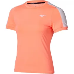 Mizuno Tennisshirt Damen 52 - flamingo coral S