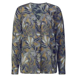 Bluse V-Ausschnitt BASLER mehrfarbig, 50
