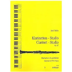 Klarinetten-Studio op.97 für Klarinette und Klavier, Fachbücher von Jenö Takacs