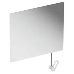 Hewi S 801 Kippspiegel 801.01B10098 600x540x6mm, mit Seilumlenkung, matt, signalweiß