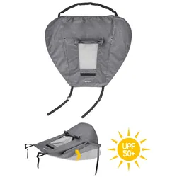 BON&BENE BON&BENE Sonnensegel für Kinderwägen    Universal-Sonnenschutz mit UV-Schutz 50   Mit Sichtfenster & breiten Schattenflügeln
