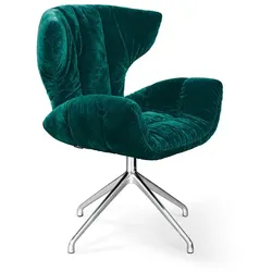 Bretz Stuhl Cassia Stoff Dark Cyan