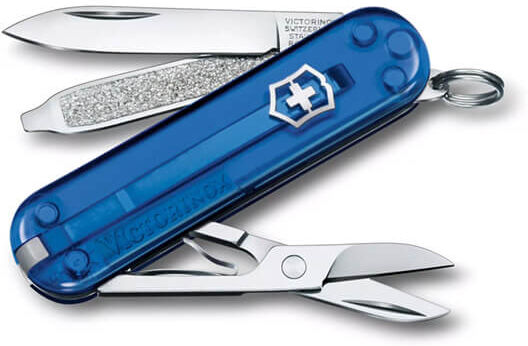 Victorinox Swiss Army Knife Classic SD Transparent Deep Ocean