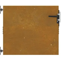 vidaXL Gartentor 85x100 cm Cortenstahl