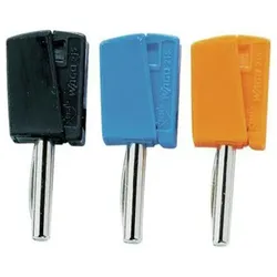 Bananenstecker, schwarz, Durchmesser 4mm - schwarz