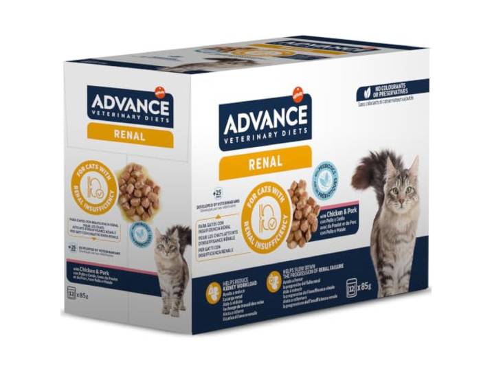 Advance Veterinary Diets Renal natvoer voor katten: multipack 12 zakjes 85 g