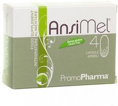 PROMOPHARMA SpA Ansimel - 40 Capsule - Integratore Naturale per il Benessere Mentale ed Emotivo
