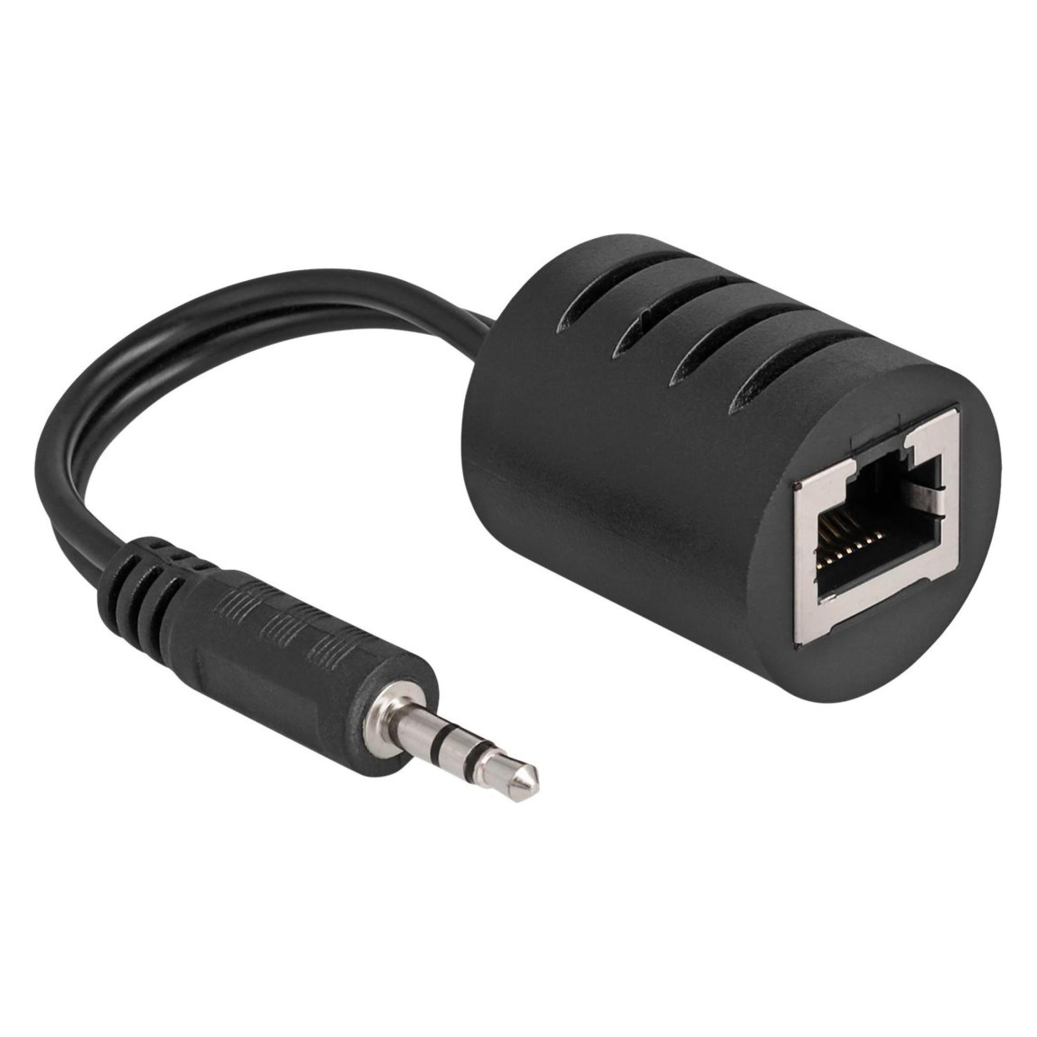 Delock Stereo Audio Extender RJ45 Bu zu 3,5 mm Kli (Klinkenadapter) (87858)