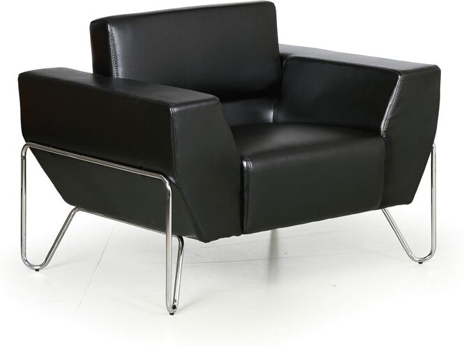 B2B Partner Sessel SPIDER, schwarz