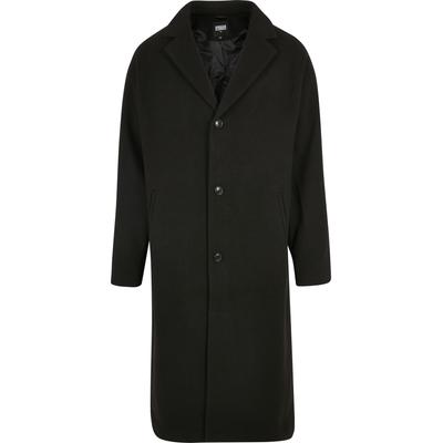 Langmantel URBAN CLASSICS "Urban Classics Herren Long Coat", Herren, Gr. S, schwarz, 100% Polyester, Mäntel