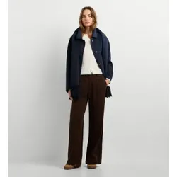 Pepe Jeans für Damen. PL4024545 Mantel Mikaela marineblau (XS), Lässig, Wolle, Klassisch