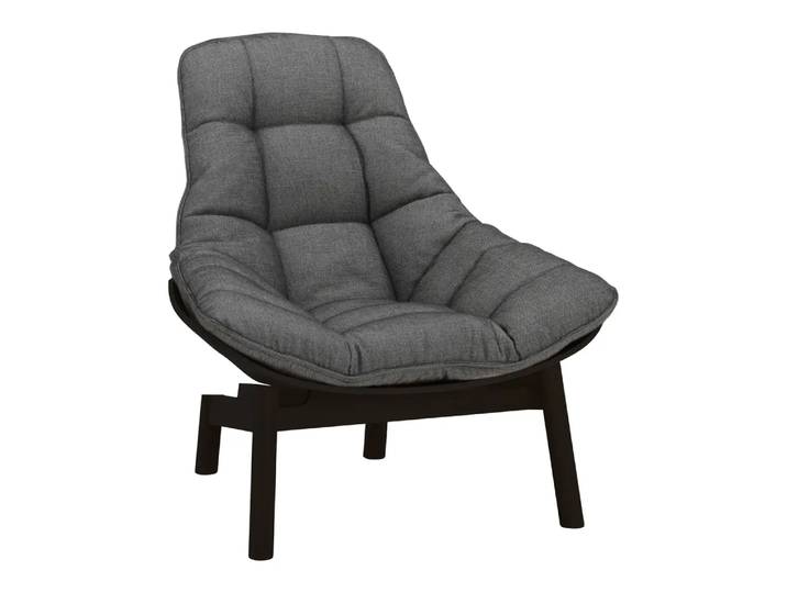Sessel Surpierre, Atelier Pfister, lano a grey/ black, Textil