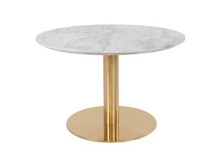 möbelando Couchtisch >Bolzano< in Weiss, Marmor - 70x45x70cm (BxHxT)