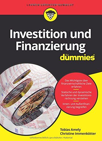 Tobias Amely - Investition und Finanzierung für Dummies - Preis vom 30.09.2026 09:01:18 h
