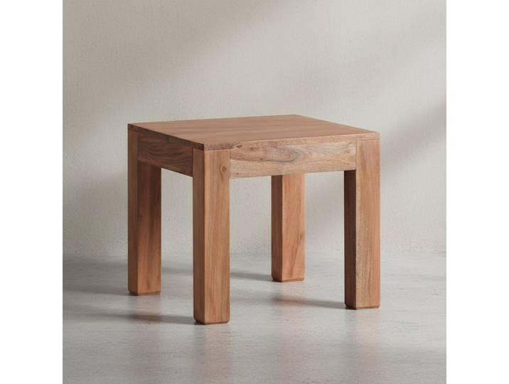 KADIMA DESIGN Beistelltisch Massivholz-Tisch NAKO - Natürlich & stilvoll fürs Wohnen