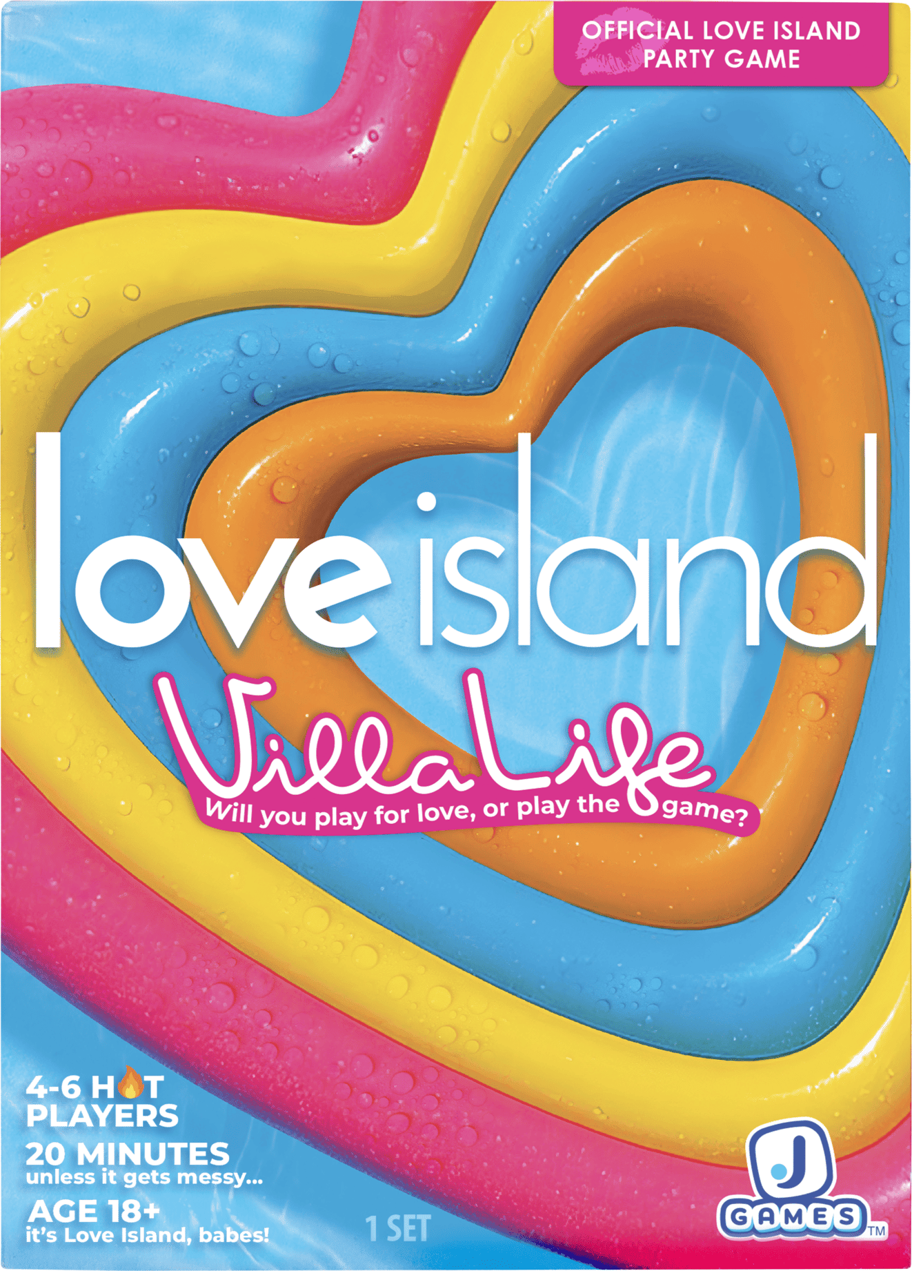 Love Island: Villa Life Adult Party Game for 4-6 Players by Jazwares, Ages 18+