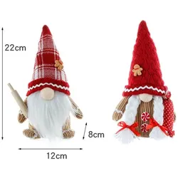 Cover-Discount, Weihnachtsdeko, Gnome im Lebkuchen-Kostüm