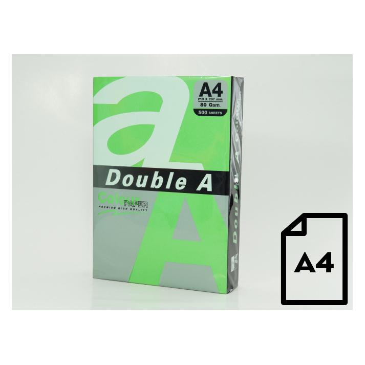 Double A Farbiges Papier, 80 g, A4, 500 Blatt, Papagei (A4, 500 Blätter, 80 g/m²) (DA-Parrot)