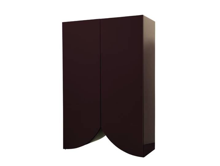 BD BARCELONA DESIGN buffet meuble BRIDGES LARGE CURTAIN (Aubergine - MDF laqué brillant)