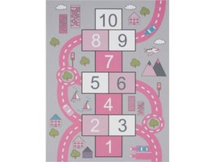 Tapis pour enfants Bini rose 240x340 cm