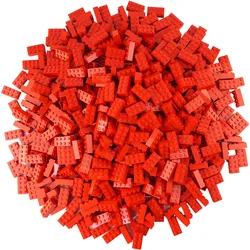LEGO 2x4 Steine Rot - Classic, Basic, City - red 3001 Menge 100 Stueck (3001, LEGO Zubehör)