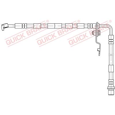 QUICK BRAKE Bremsschlauch 50.893 für MAZDA
