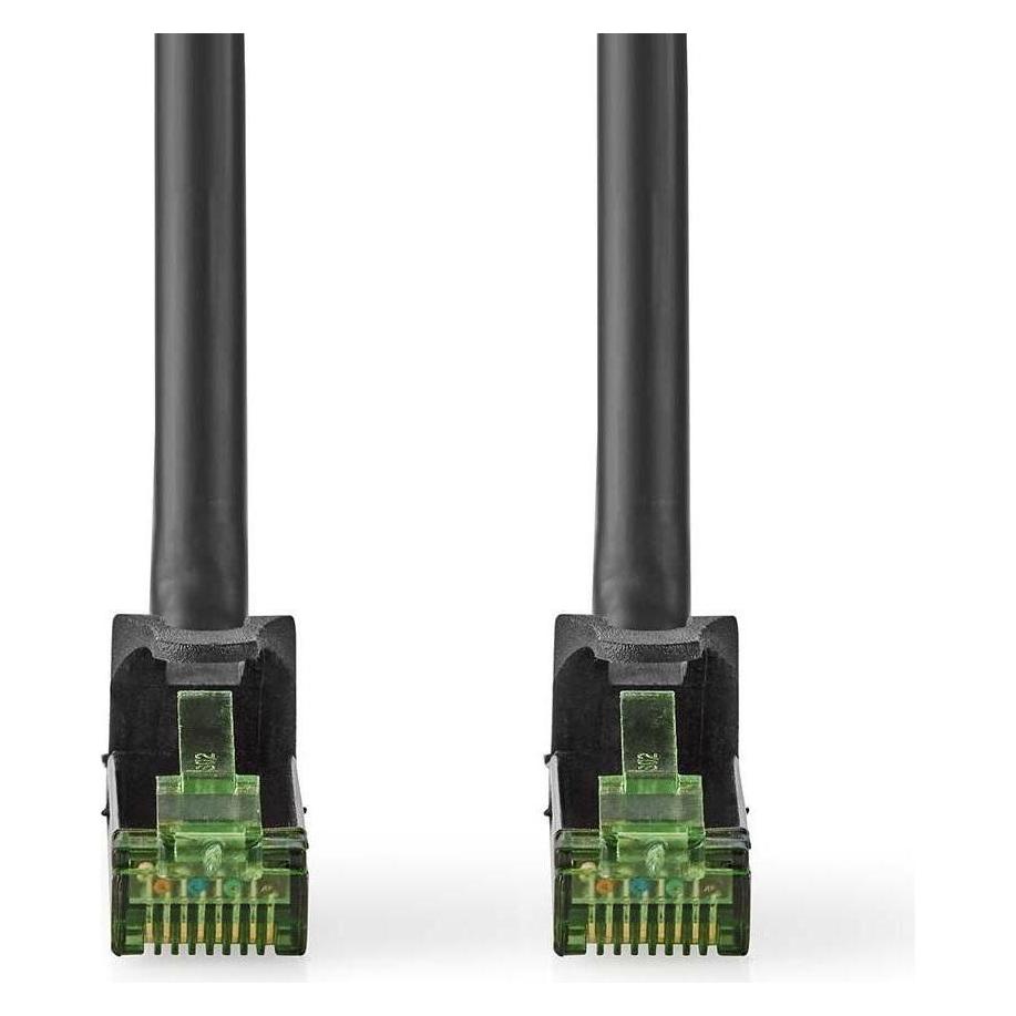 Nedis CAT7-Netzwerkkabel | S/FTP | RJ45 Stecker | RJ45 Stecker | 3.00 m | Snagless | Rund | LSZH | S (S/FTP, CAT7, 3 m) (CCGL85420BK30)