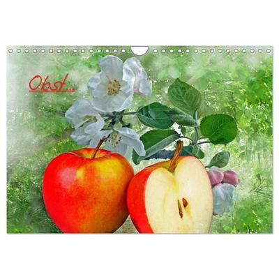 Obst (Wandkalender 2027 DIN A4 quer), CALVENDO Monatskalender
