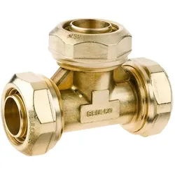 Beulco, Zubehör Sanitärinstallation, PE-T-Stück 6618 25x2,3mm, MS, Stützr. f., f Trinkwasser