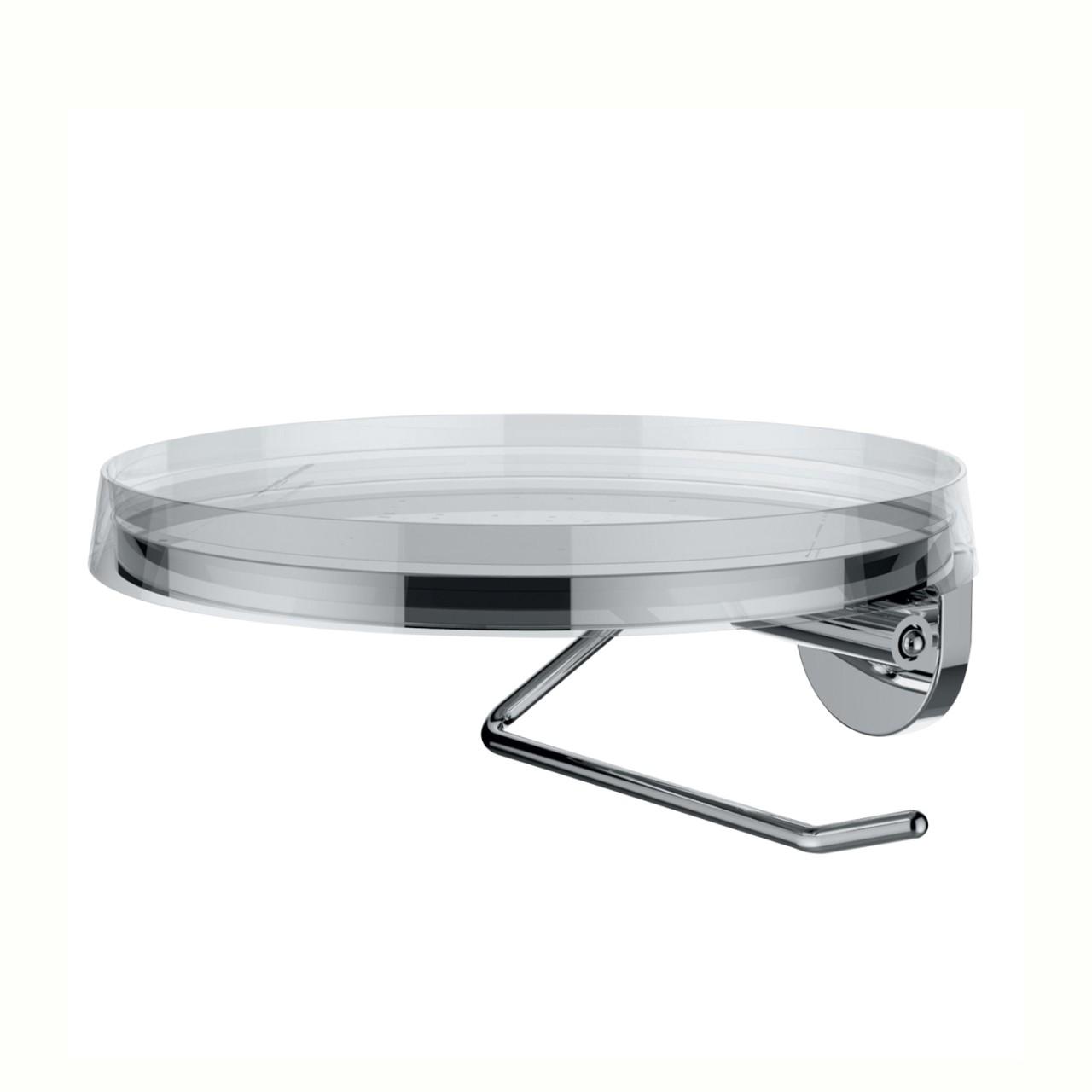 LAUFEN Toilettenpapierhalter Kartell · LAUFEN, 185x185, Kristallklar, 38433.2, 3843320040001 H3843320040001